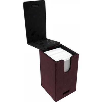 Ultra Pro Alcove Tower Suede Collection Deck Box Ruby