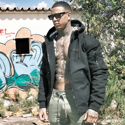 Yakuza pánska zimná bunda Game Over WJB 24052 black čierna