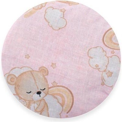 NEW BABY Termofor s višňovými peckami New Baby basic Bear Růžový