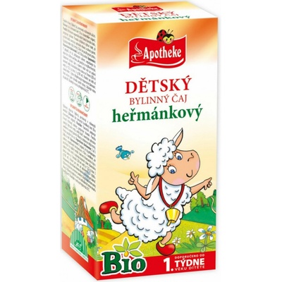Apotheke Bio bylinný rumančekový 20 x 1 g