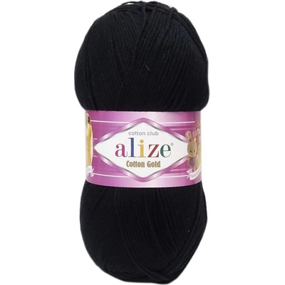 Alize Cotton Gold 60 čierna