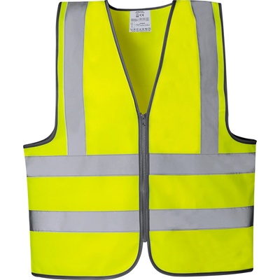 Светлоотразителна жилетка с цип - iso 20471, универсален размер (21111)