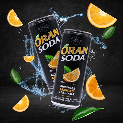 Lemon soda oransoda italska limonáda 330 ml