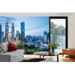 DIMEX ART Самозалепваща се флизелинова фототапета панорама на куала лумпур 375 x 250 см