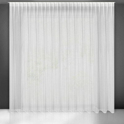 EUROFIRANY Záclona s riasiacou páskou TONIA 300x300 cm