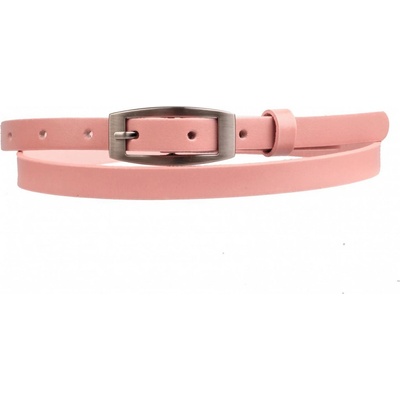 Penny Belts dámský úzký pásek k šatům 15-2-503 růžový
