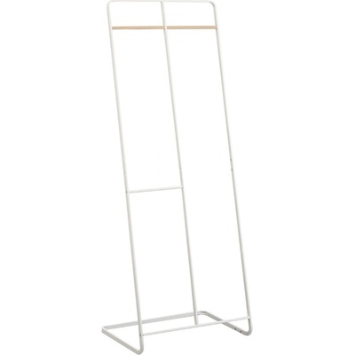 Yamazaki Bílý kovový stojací věšák Tower 163 cm