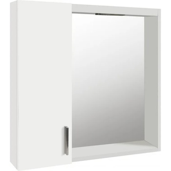Inter Ceramic Огледален PVC шкаф ICMC 1013-60, Inter Ceramic, 60x13x60см (1013-60)