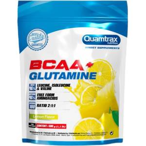 Quamtrax BCAA + Glutamine [500 грама] Лимон