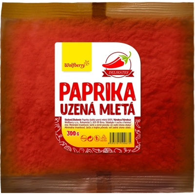 WOLFBERRY Paprika Sladká uzená mletá 300 g – Zboží Mobilmania