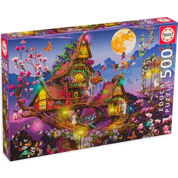 Educa Пъзел Educa от 500 части - Приказна къща (EDU19554)