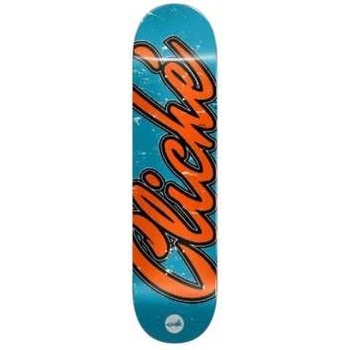 CLICHÉ Тениска cliche 8 old logo rhm (синьо/оранжево)