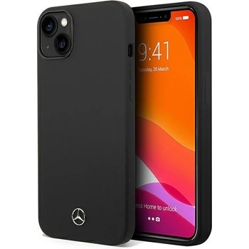 Mercedes-Benz Кейс Mercedes MEHMP14MSILBK за iPhone 14 Plus 6.7"", черен / черен, твърд, Silicone Line Magsafe (KXG0036959)