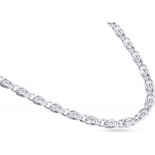 Biju Řetízek z chirurgické oceli - masivní zdobená zrna 3001648-2