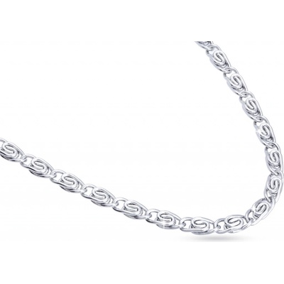 Biju Řetízek z chirurgické oceli - masivní zdobená zrna 3001648-2