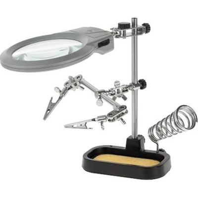 Zostava náradia "Tretia ruka" s lupou HQ NAR0150