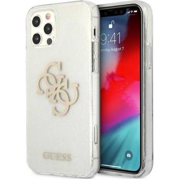 GUESS Калъф Guess GUHCP12LPCUGL4GTR hard case Glitter 4G Big Logo за iPhone 12 Pro Max (GUE001275)