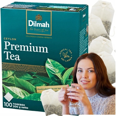 Dilmah Čierny čaj Premium Tea Ceylon 100 vrecúšok