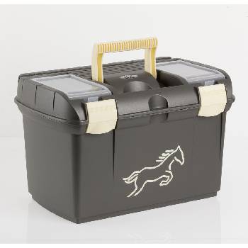 USG Pevný box na čištění černý béžový s koníkem