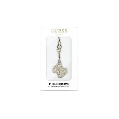 GUESS GUCPM4GID Phone Strap 4G Glitter Charm