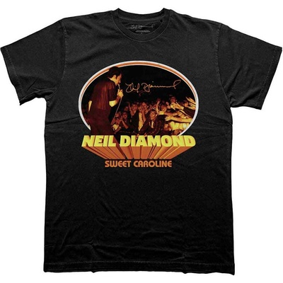 Neil Diamond Sweet Caroline Oval čierna