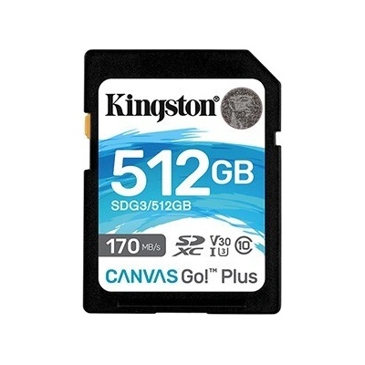 Kingston Canvas Go Plus SDXC 512GB SDG3/512GB