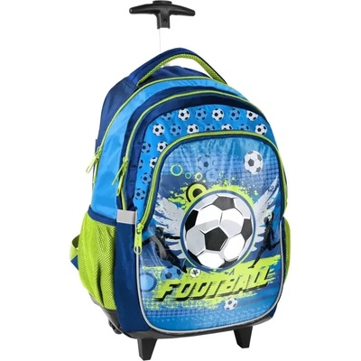 PASO Раница на колела PASO - Blue Football