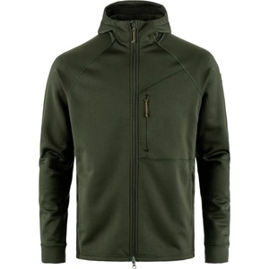 Fjällräven Мъжко поларено яке Fjällräven Abisko Grid Fleece Hoodie Fleece jacket - Deep Forest - размер M (005-6873-0213)