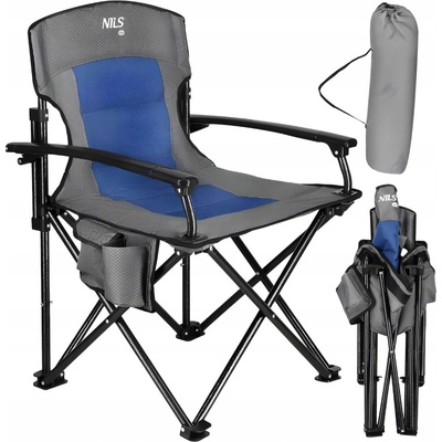 Skládací křeslo NILS Camp NC3075 modré