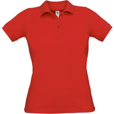 B&C dámska polokošeľa PW455 Red