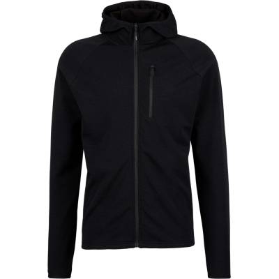 Stoic Мъжко вълнено яке Stoic MerinoFleece270 KuolpaLightSt. Zip Hoody Merino hoodie - Black (005-6888-0111)