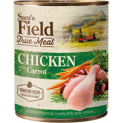 Sam's Field Adult True Meat Chicken & Carrot 800 g