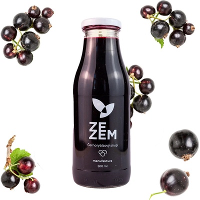 Zezem Sirup z černého rybízu 0,5 l