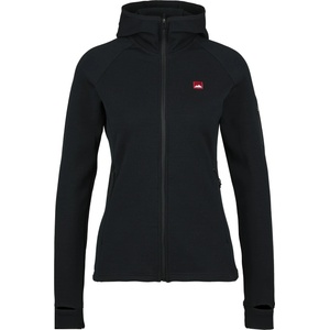 Bergfreunde Дамски вълнен пуловер Bergfreunde Women's MerinoFleece RömersteinBF. Zip Hoody Fleece jacket - Black - размер XXL (105-5853-0116)