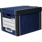 Fellowes Poudlo woodgrain fast fold blue