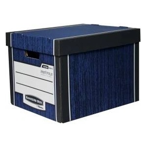 Fellowes Poudlo woodgrain fast fold blue