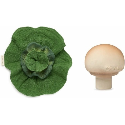 Oli&Carol Set Mini Doudou Manolo Salad&Mushroom
