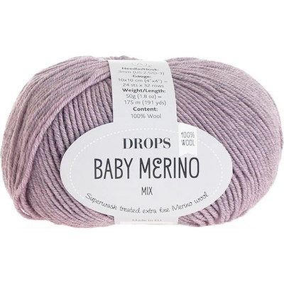 Příze DROPS Baby merino mix 39 - levandulová