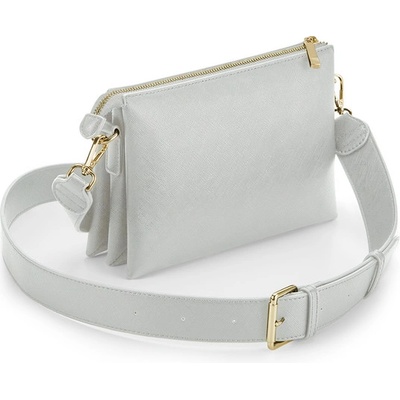 BagBase taška přes rameno větší crossbody 12-Šedá