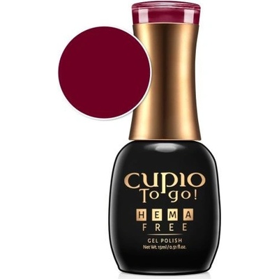 Cupio Gel lak vínový Hema Free Diva Glow 15 ml