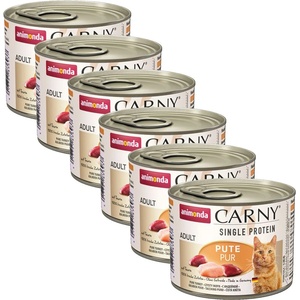 Animonda Carny Adult Single Protein - Чисто пуешко 6 x 200 г