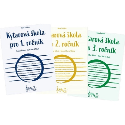 Adam Pavlíček: Kytarová škola pro 1. až 3. ročník set 3 dílů