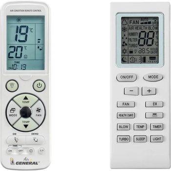 General Proklima pro klima 25822915, 12000 btu; 3500 w - луксозно с подсветка дистанционно управление (pro klima 25822915, 12000 btu; 3500 w)