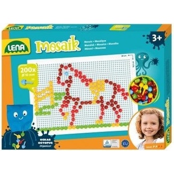 Lena Mozaika klobouček 1cm hladký 200 ks