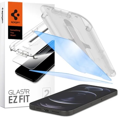 Spigen Стъклен протектор Spigen Anti-Blue light за iPhone 13 mini, 2 броя (AGL03400)