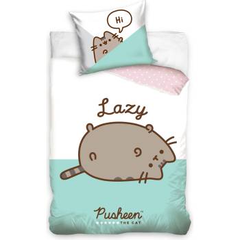 TipTrade bavlna povlečeníKočička Pusheen Lazy Cat 140x200 70x90