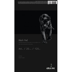  Скицник Black Pad А4, 120 g, 20 листа (33750-А)