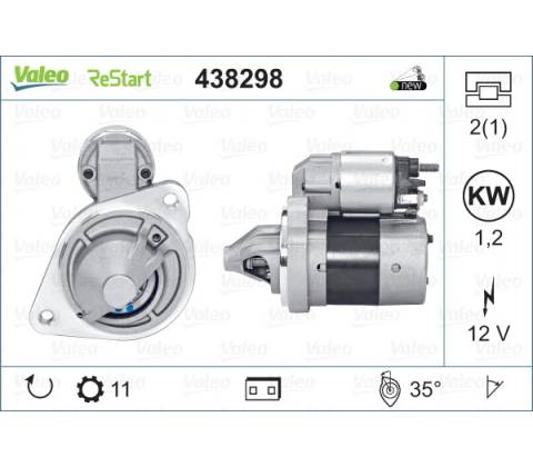 VALEO Štartér 438298
