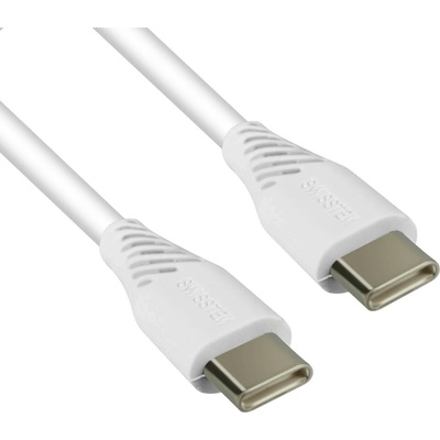 Swissten 71506530 TPE USB-C/USB-C (PD) 5A (100W), 2,5m, bílý