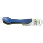 humangear GoBites UNO прибори за хранене 3 бр. синьо, сиво, зелено (074600)